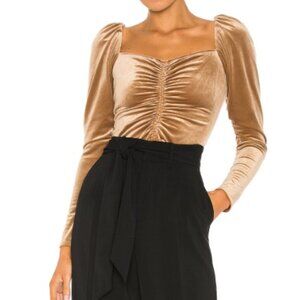 A.L.C Chamberlain Top in Toffee